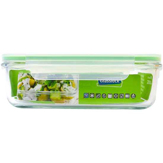 Food storage container, 2000 ml, made from glass - Glasslock
