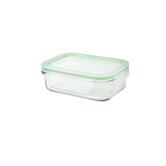 Matoppbevaringsbeholder, 400 ml, laget av glass - Glasslock