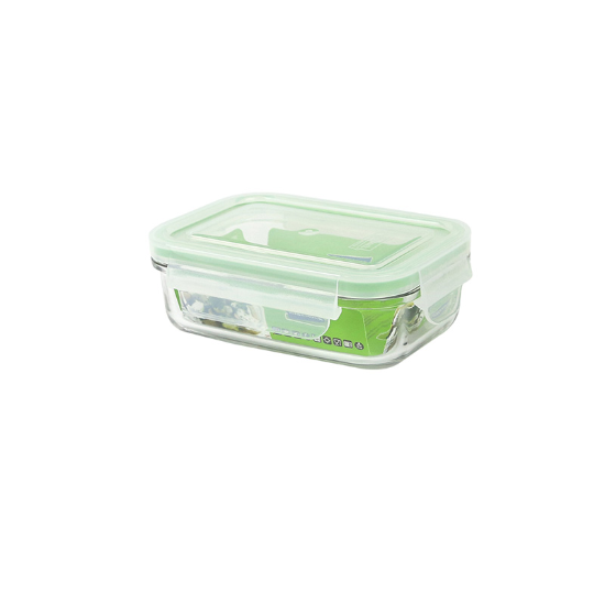 Matoppbevaringsbeholder, 400 ml, laget av glass - Glasslock