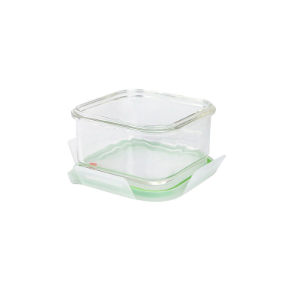 Food storage container, "Air Type" range, 490 ml, made from glass - Glasslock
