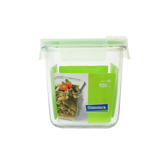 Food storage container, "Air Type" range, 920 ml, made from glass - Glasslock