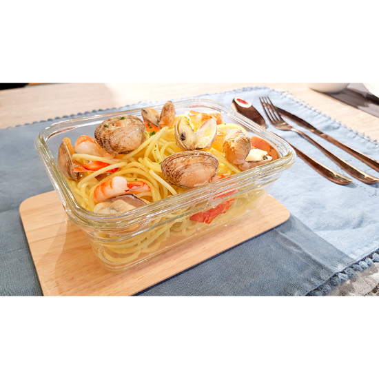 Food storage container, made from glass, 970 ml - Glasslock