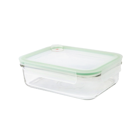 Voedselbewaarbak, serie "Air Type", 1000 ml, gemaakt van glas - Glasslock
