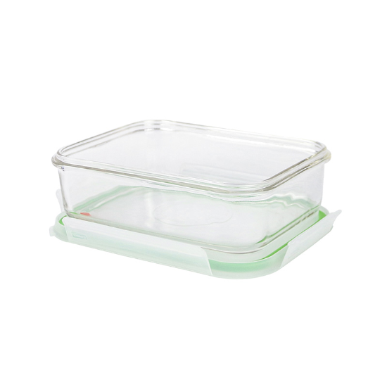 Voedselbewaarbak, serie "Air Type", 1000 ml, gemaakt van glas - Glasslock
