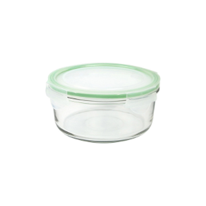 Food storage container, round, 920 ml, made from glass - Glasslock