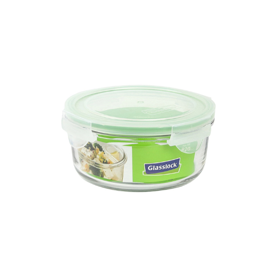 Contenitore per alimenti, rotondo, 920 ml, in vetro - Glasslock