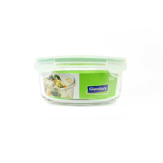 Contenitore per alimenti, rotondo, 920 ml, in vetro - Glasslock