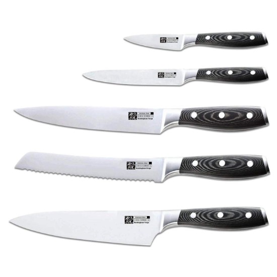 Set di coltelli da 6 pezzi, "Rockingham Forge", acciaio inossidabile - Grunwerg