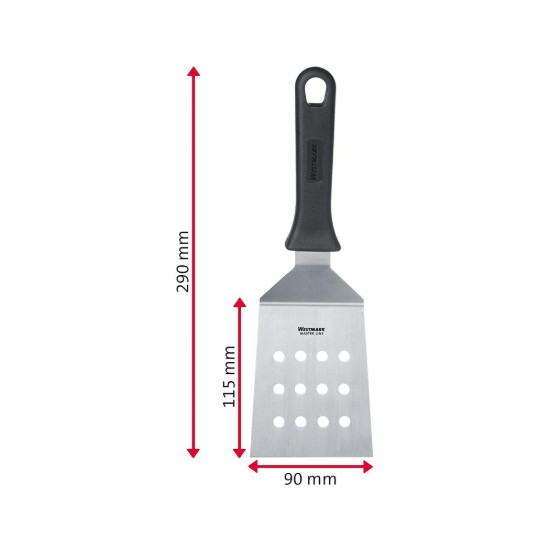 "Master Line" perforated spatula, 11.5 x 9 cm, stainless steel - Westmark 