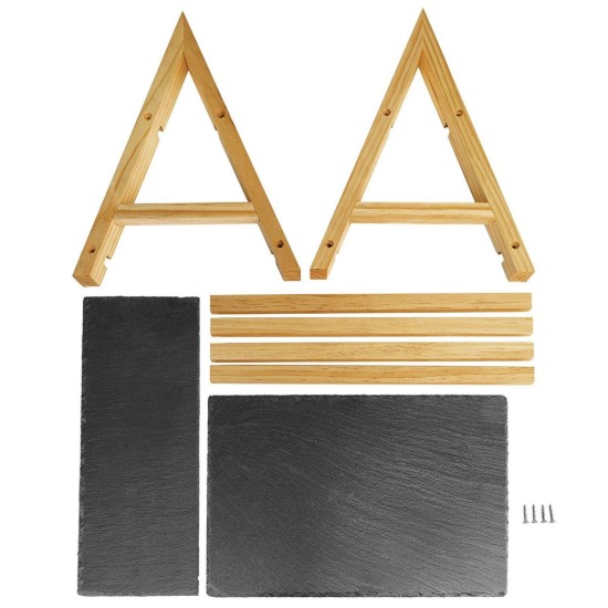 Serveerplank met 2 niveaus, 35,5 x 22 x 27 cm, leisteen - Westmark