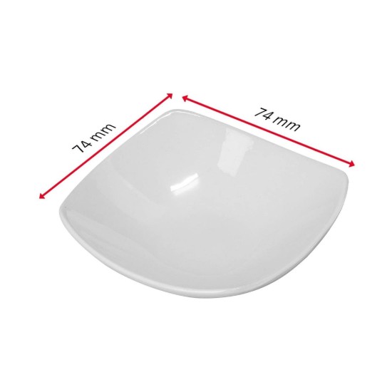 Set of 4 square bowls, 7.4 cm, ceramics - Westmark