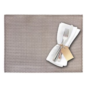 Tovaglietta "Elegance", 42 x 32 cm, grigio/argento - Saleen