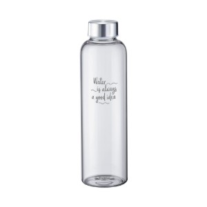 Borraccia "Viva" con rivestimento protettivo in tessuto, 550 ml, Grigio - Westmark
