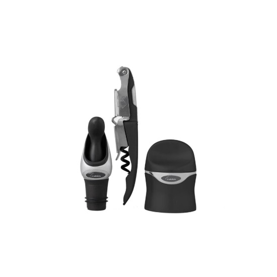 Set da 4 pezzi per vino, modello Zippity "Rabbit", in zinco - di Kitchen Craft