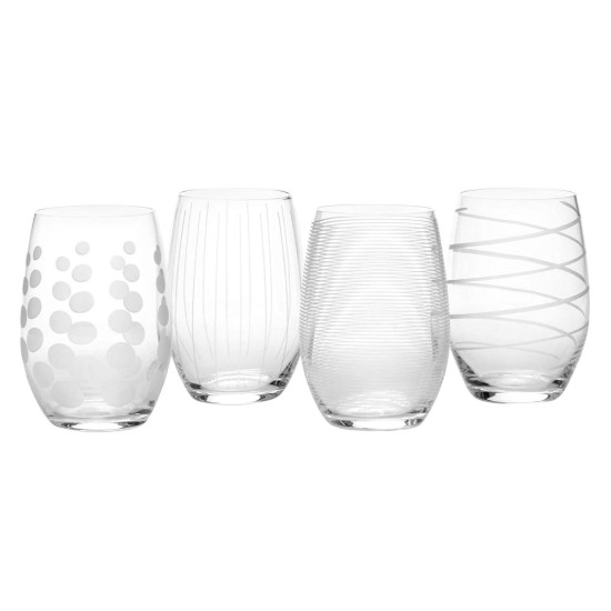 Set 4 bicchieri da vino, 503 ml, in vetro cristallino, Cheers - Mikasa