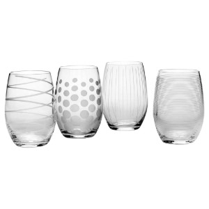 Set 4 bicchieri da vino, 503 ml, in vetro cristallino, Cheers - Mikasa