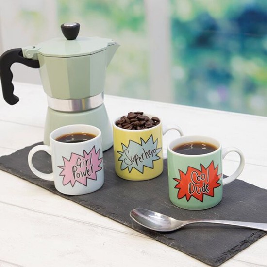 Espressokuki 80 ml "Cool Dude", posliini - Kitchen Craft