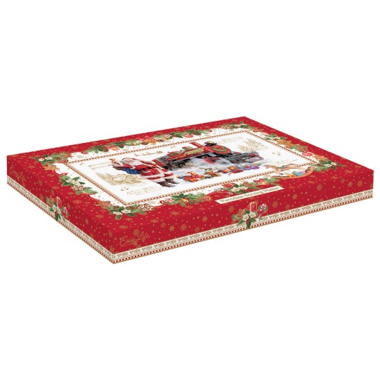 Vassoio da portata, 35 × 23 cm "CHRISTMAS MEMORIES", porcellana - Easy Life