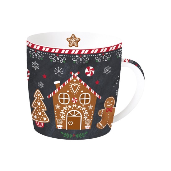 Porseleinen mok, 350 ml, "GINGERBREAD" - Easy Life brand