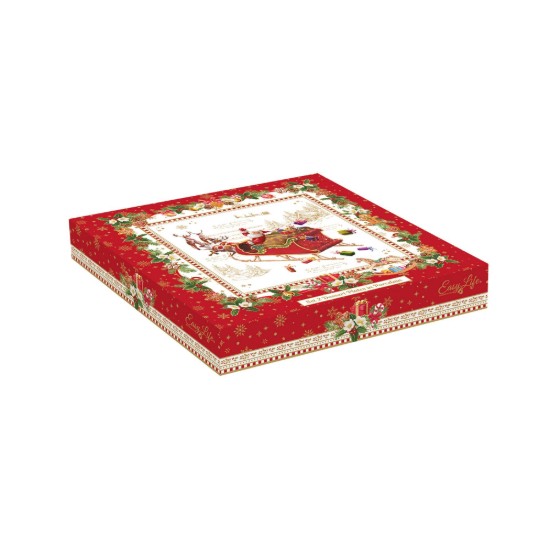 Set van 2 dessertborden, "CHRISTMAS MEMORIES", 20 cm, porselein - merk Easy Life
