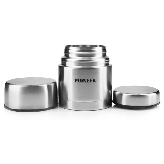 Contenitore termoisolante per zuppa "Pioneer", 500 ml, colore Silver - Grunwerg