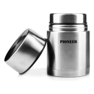 Contenitore termoisolante per zuppa "Pioneer", 700 ml, colore Silver - Grunwerg