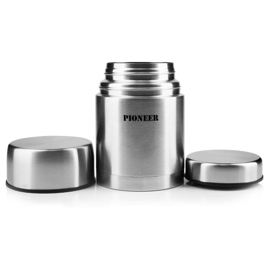 Contenitore termoisolante per zuppa "Pioneer", 700 ml, colore Silver - Grunwerg
