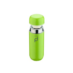 Thermisch geïsoleerde fles, 200 ml, roestvrij staal, "DrinkPod", groen - Grunwerg