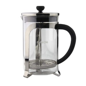 Caffettiera, 800 ml, in vetro, "Café Ole Mode"- Grunwerg