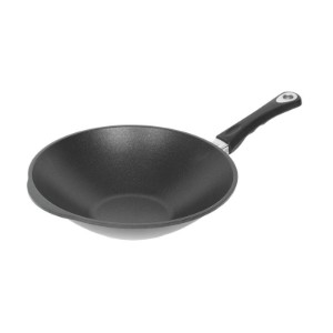 Padella Wok, alluminio, 32 cm, induzione - AMT Gastroguss