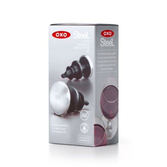 2-piece wine stopper set - OXO