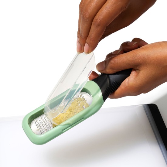 Gember/knoflookrasp, roestvrij staal, 18 cm - OXO