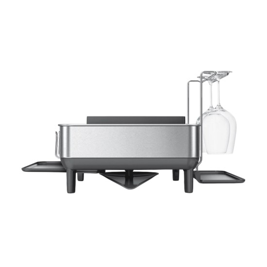 Scolapiatti, acciaio inossidabile, 56,6 x 51,4 x 29,2 cm - simplehuman