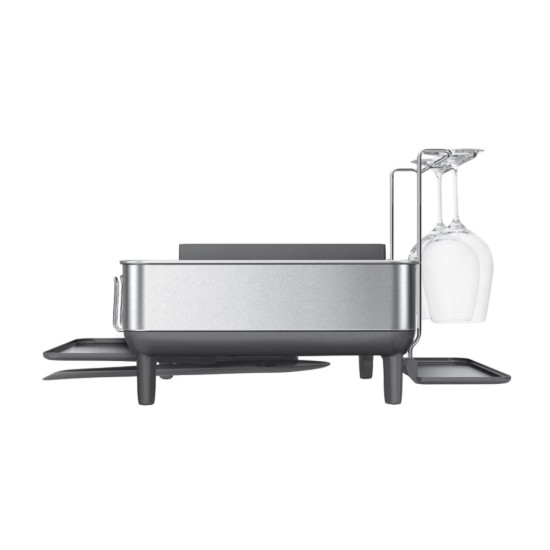 Scolapiatti, acciaio inossidabile, 56,6 x 51,4 x 29,2 cm - simplehuman