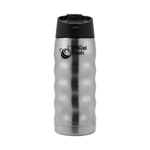 Flacone termoisolante "Pioneer" in acciaio inox, 350 ml, colore Argento - Grunwerg 