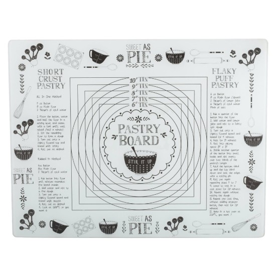 Piatto da pasticceria, 48 x 38 cm, in vetro - Kitchen Craft