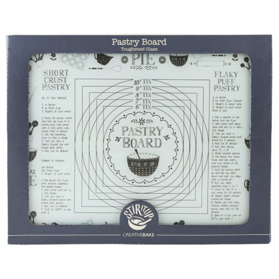 Piatto da pasticceria, 48 x 38 cm, in vetro - Kitchen Craft