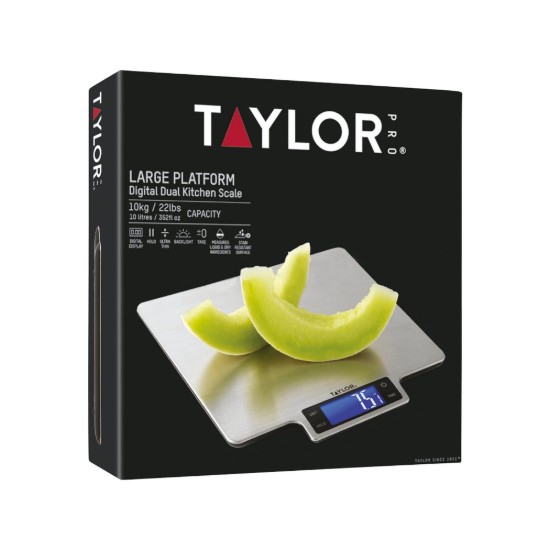 Taylor Pro keukenweegschaal, 10 kg - door Kitchen Craft