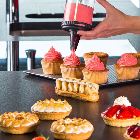 Set "Mix" di 12 bocchette per pasticceria, tritan - marchio "de Buyer".
