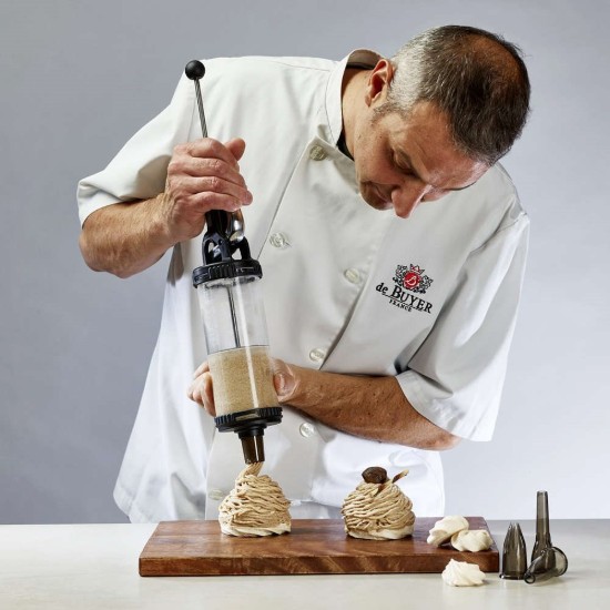 Set "Mix" di 12 bocchette per pasticceria, tritan - marchio "de Buyer".