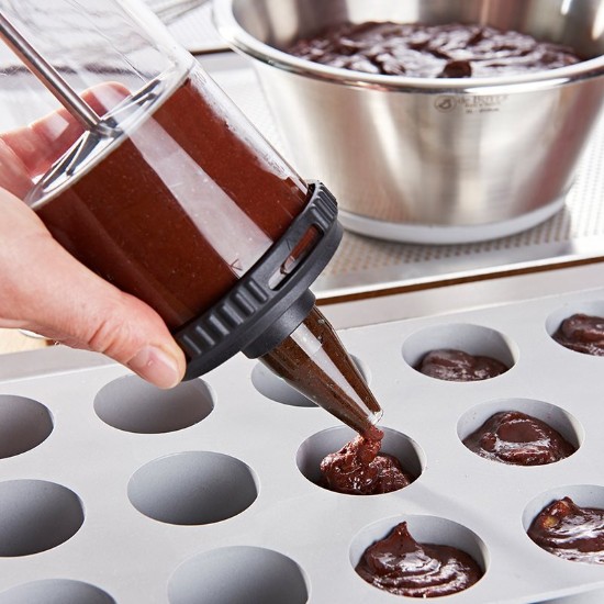 Set "Mix" di 12 bocchette per pasticceria, tritan - marchio "de Buyer".
