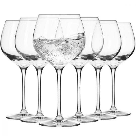 Set van 6 waterdrinkglazen, kristallijn glas, 570 ml, "Harmony" - Krosno