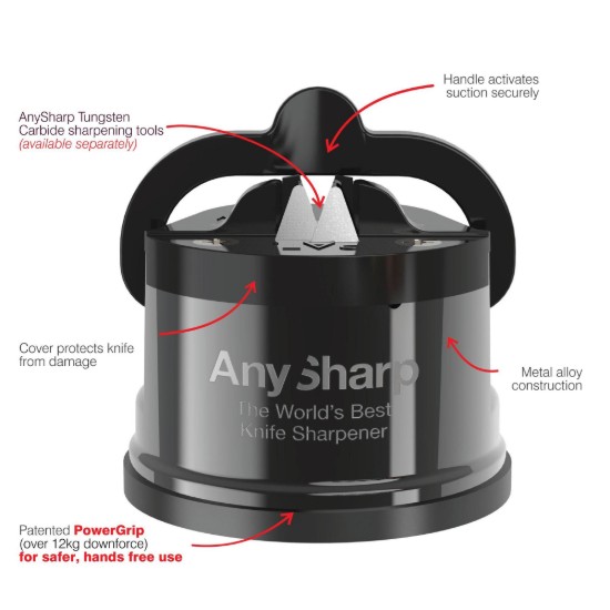 "Excel Pro" knife sharpener, Wolfram - AnySharp