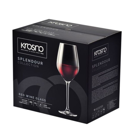 Set di 6 bicchieri da vino rosso 300 ml - Krosno