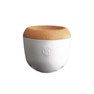 Pentola per aglio, ceramica, 14,5 cm, Chalk - Emile Henry