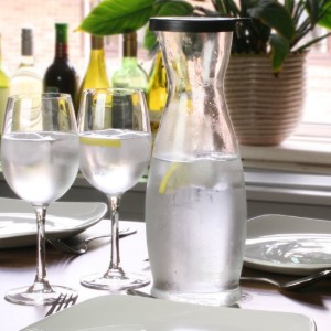 Karaf, 1000 ml, gemaakt van glas, Indro - Borgonovo