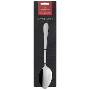Set of 2 "Windsor" tablespoons for serving , stainless steel - Grunwerg