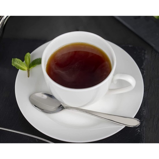 Set of 4 "Windsor" teaspoons for tea, stainless steel - Grunwerg