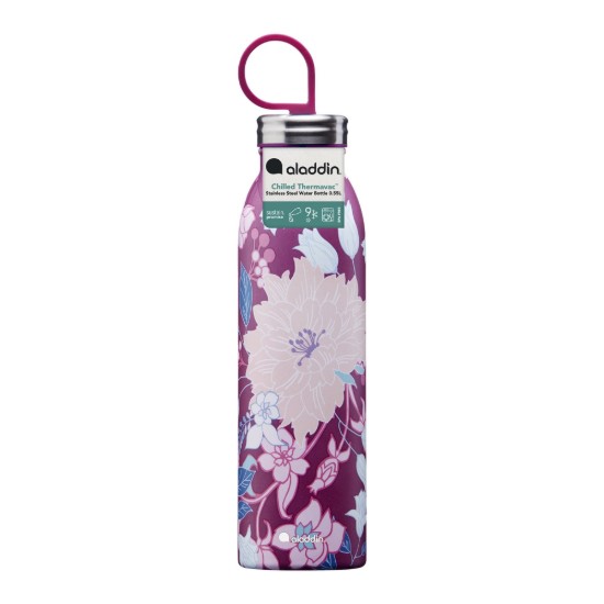 "X Naito Chilled Thermavac" Edelstahlflasche 550 ml, Dahlia Berry - Aladdin