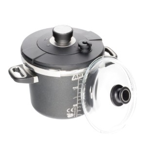 Pentola a pressione in alluminio, 24 cm/ 5,5 L - AMT Gastroguss